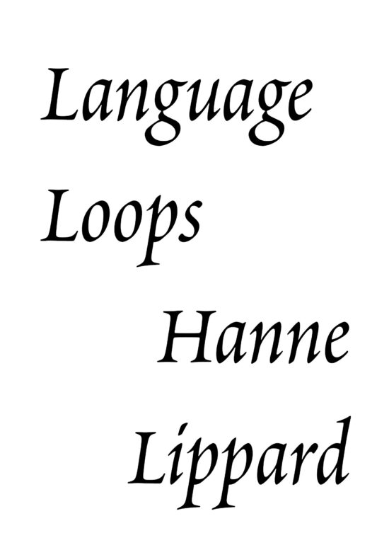 9791280962294 Hanne Lippard Cover