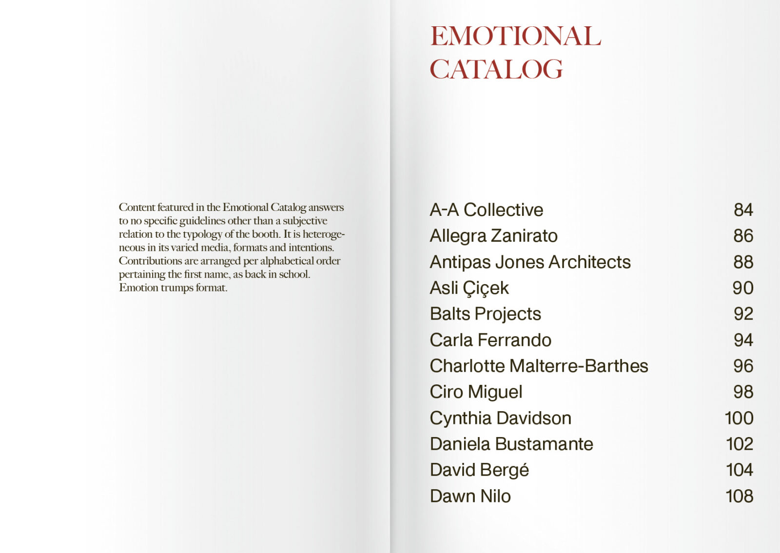 Typology of Intimacy. An Emotional Catalog of Booths – Bild 10